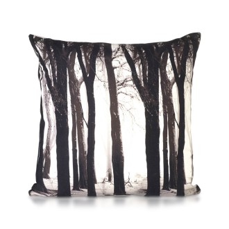 Cushion_Forest_Print_Cotton_Grey_L45cm_x_W45cm_at_The_Bowery